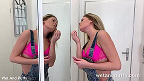 Claudia Macc orgasms with black dildo