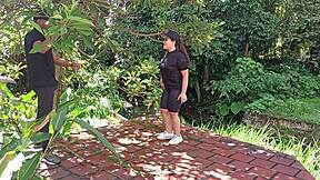 Coach Punishes Late Arrival With Outdoor Fuck