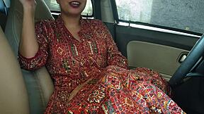 Hardcore sex in car with beautiful Indian wife