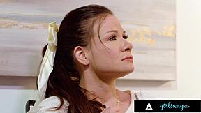 Shy Alison Rey surrenders virginity to fierce stepmom Sophia Locke and doctor Casey Calvert