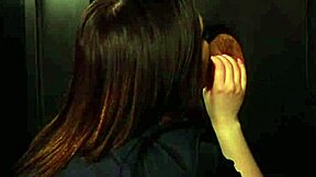 Nurse Sucks Cum at Gloryhole After Hospital Shift