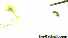 stepmom watches and masturbates as teen fucks