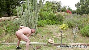 Busty Teen 18+ Gets Hairy Pussy Pounded by Nudist Neighbor Charles Dera