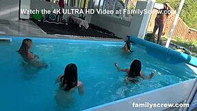 Fucked Up Family Throws the Wildest Party with Hard Doggystyle Action