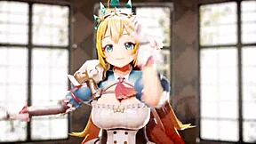 mmd r18 princess connect adventure in magical kingdom with royal quests
