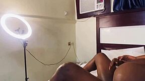 Bbw Squirts While Riding Bbc In Reverse Cowgirl