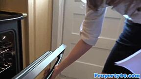 Realtor DOGGYSTYLED in HOUSE before FACIAL