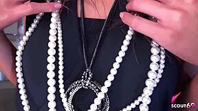 Look, skinny Japanese teen Mikuni Maisaki sucks and swallows in uncensored JAV