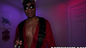 Halloween Hedonism: Egyptian wife explores taboo pleasure with POV camera