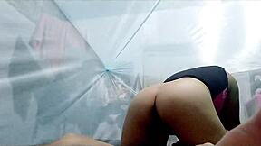 stepmother gets shamed as dirty stepson pounds her bent over in homemade chaos