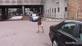 Kaz shows off big tits and sexy wet curves