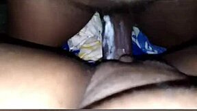 Amateur African pounding with intense action!