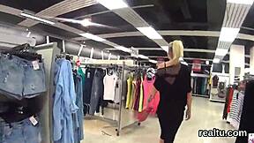 Glamorous Czech teen gets seduced in the supermarket