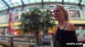 Glamorous Czech teen gets seduced in the supermarket