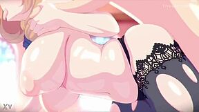 Hentai character receives intense creampie!