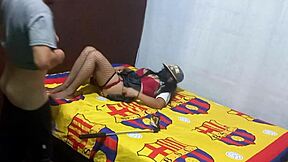 i found my mother in law grabbin herself in my apartment then she asked for help to complete the homemade sex tape 1