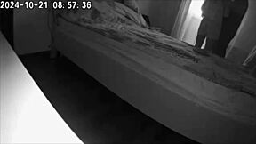 Wife's Hidden Camera Captures Husband's Taboo Anal with Housekeeper