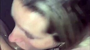 Big squirt during nasty cum blowjob and backride, cumming twice with fat slut.