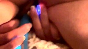 Curvy Girl Face Down, Spread for Intense Toy Orgasm