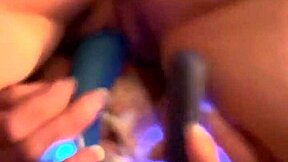 Curvy Girl Face Down, Spread for Intense Toy Orgasm