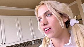 Khloe's Babysitter Application Leads to Hard Fucking in Doggystyle!