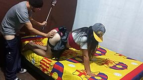 i found my mother in law grabbin herself in my apartment then she asked for help to complete the homemade sex tape 1