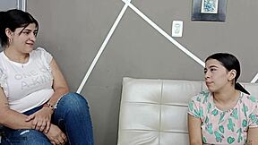 Sensual Homemade Sex Of Two Young Lesbians At Night