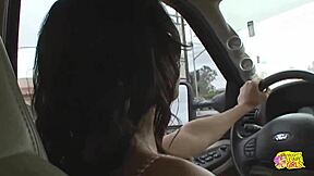 experienced lesbians help cheerleader orgasm with sex toys in threesome 😍