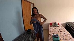 Behind The Scenes With Nick Niquita Showing Wet Shaved Pussy In Bath.