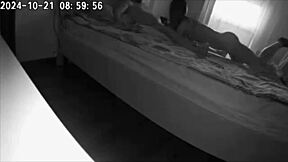 Wife's Hidden Camera Captures Husband's Taboo Anal with Housekeeper
