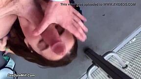 Picking Up Slutty Big Tit for Deep Throat