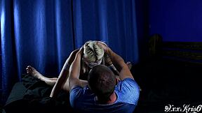 Masked Couple's Intense Home Fuck