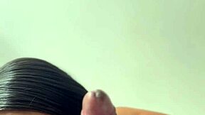 Amateur Couple in POV Blowjob with Stepdad's Huge BBC and Kissing