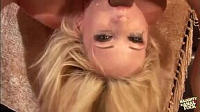 Blonde Anal Slut Hillary Scott Takes Huge Dick in Asshole and Mouth