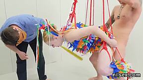 Slutty Sweetie Endures Brutal Anal Treatment in Butthole Asylum