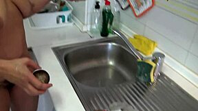 Perverted Family Sex! My Nudist Stepmom Swallows My Cum!