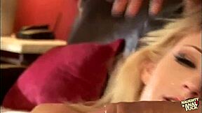 Blonde Anal Slut Hillary Scott Takes Huge Dick in Asshole and Mouth