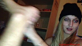 Petite Girl Licks My Ass to Harden Cock