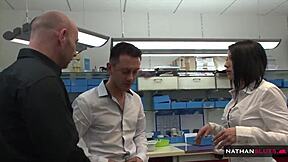 milf katya sikovas ass teased by 2 hung colleagues - 4k teaser