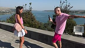 Stranger lures couple for tea, ends in wild bi threesome with big dick pounding ass and pussy hard. What a twist at 3 79!