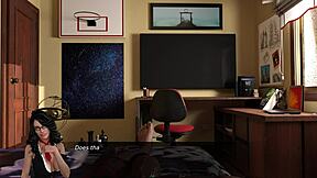 She plays doll house with big tits and monster cock