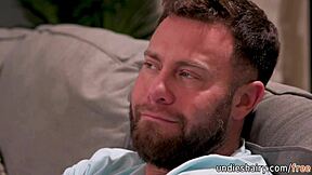 sexy busty teen 18+ lures nudist neighbor for massive cock suck