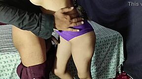 Gorgeous young desi bhabhi with big tits in saree gets fucked hard