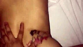 Skinny latina woman checks into a hotel room for a relaxing stay