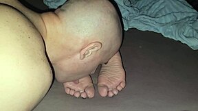 Amateur Guy Licks Stepmother's Soles And Cums On Her Feet In Taboo Fetish