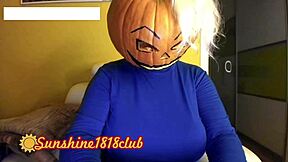 happy halloween pervs with big boobs pumpkin cam recorded on 10 31