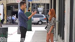 Passionate Kissing With Girlfriend In Public Outdoor Setting