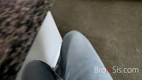 Petite Freckled Girl Teases Step Bro with Nudes Before Hardcore Fuck