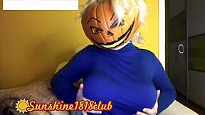 happy halloween pervs with big boobs pumpkin cam recorded on 10 31