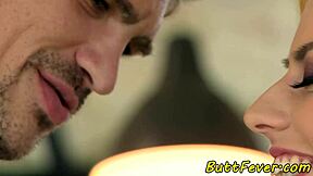 Stockinged Euro Babe Gets Assfucked And Sucks Cock